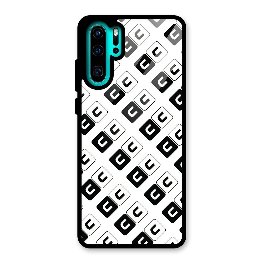 CoversCart Diagonal Banner Glass Back Case for Huawei P30 Pro