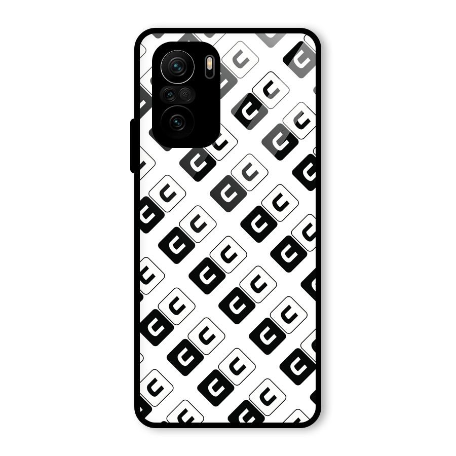CoversCart Diagonal Banner Glass Back Case for Mi 11X Pro