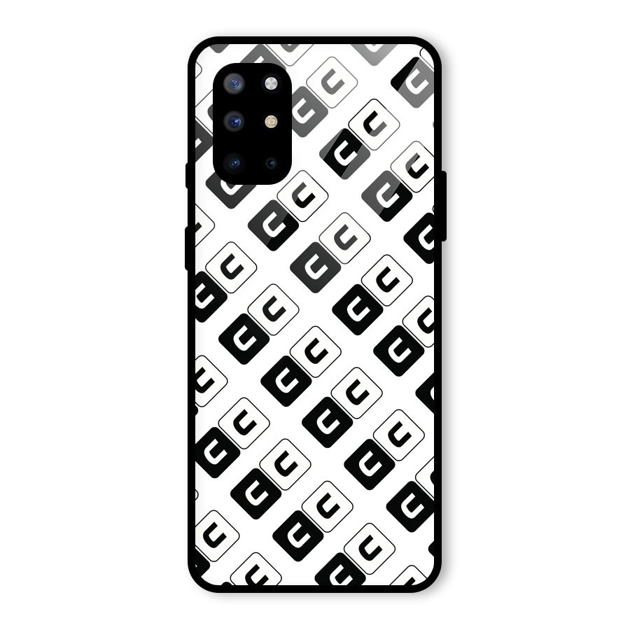CoversCart Diagonal Banner Glass Back Case for OnePlus 8T
