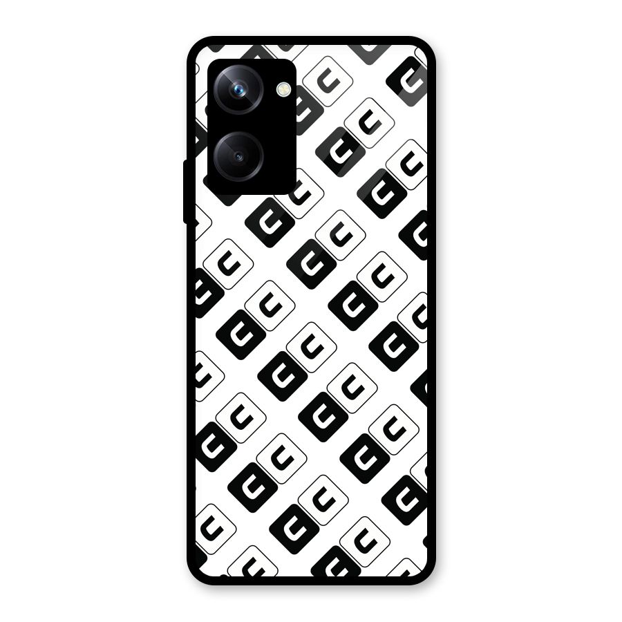CoversCart Diagonal Banner Glass Back Case for Realme 10 Pro