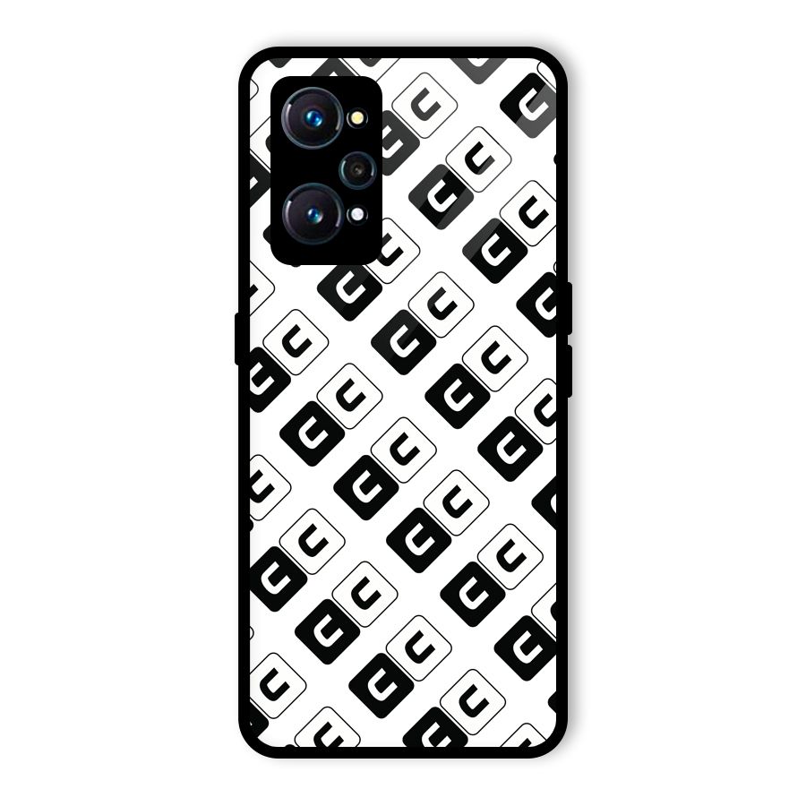 CoversCart Diagonal Banner Glass Back Case for Realme GT Neo2