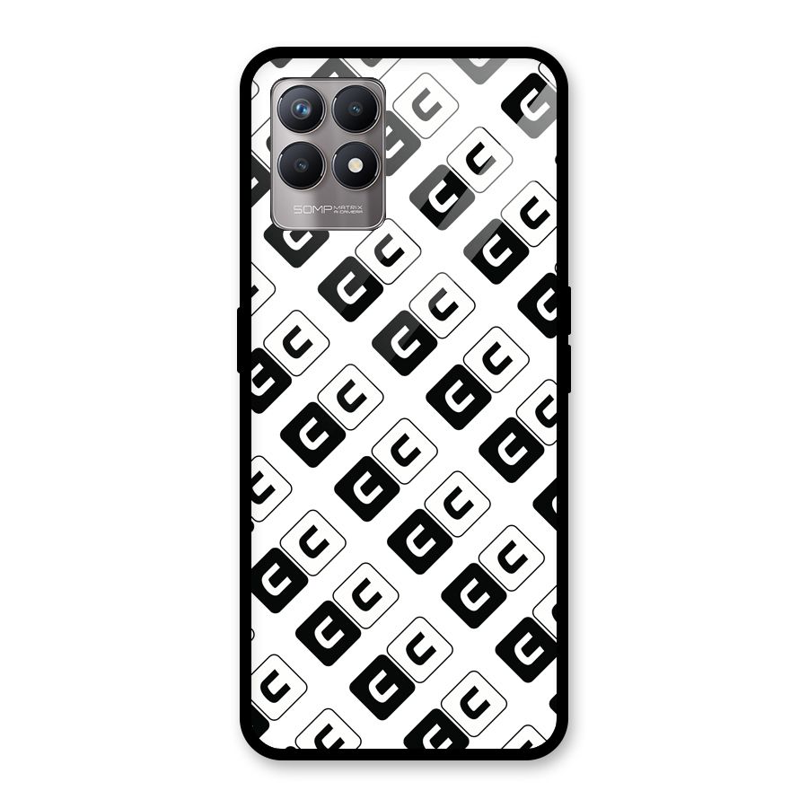 CoversCart Diagonal Banner Glass Back Case for Realme Narzo 50
