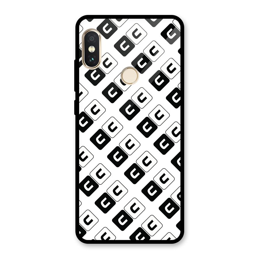 CoversCart Diagonal Banner Glass Back Case for Redmi Note 5 Pro