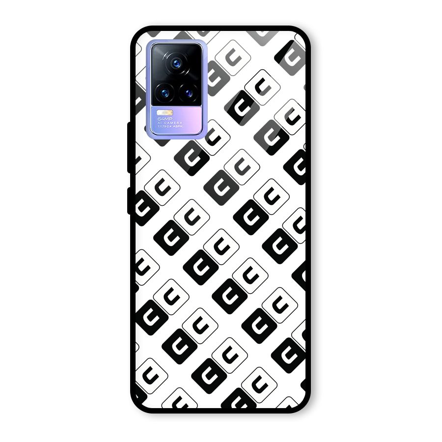 CoversCart Diagonal Banner Glass Back Case for Vivo Y73