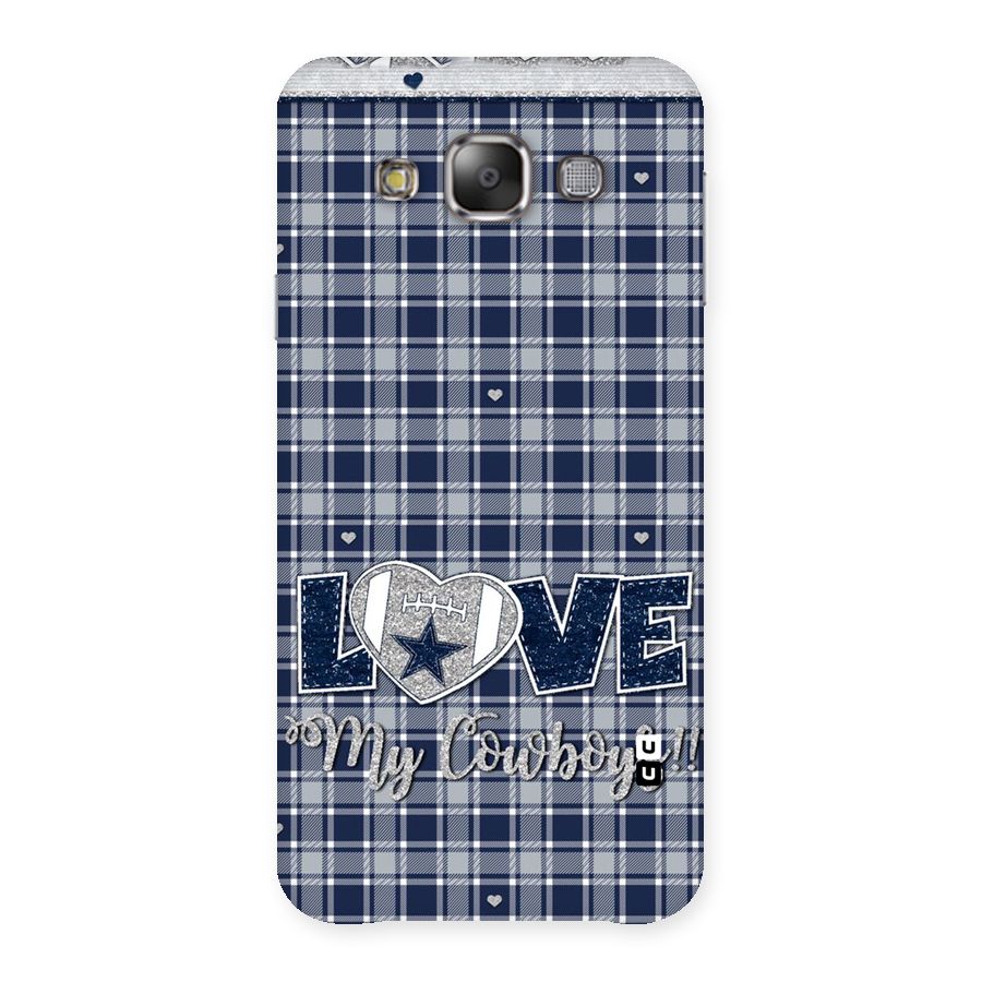 Cowboy Love Back Case for Galaxy E7