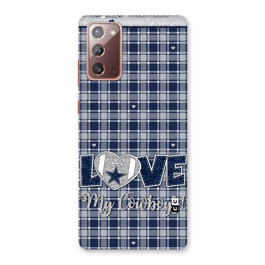 Cowboy Love Back Case for Galaxy Note 20