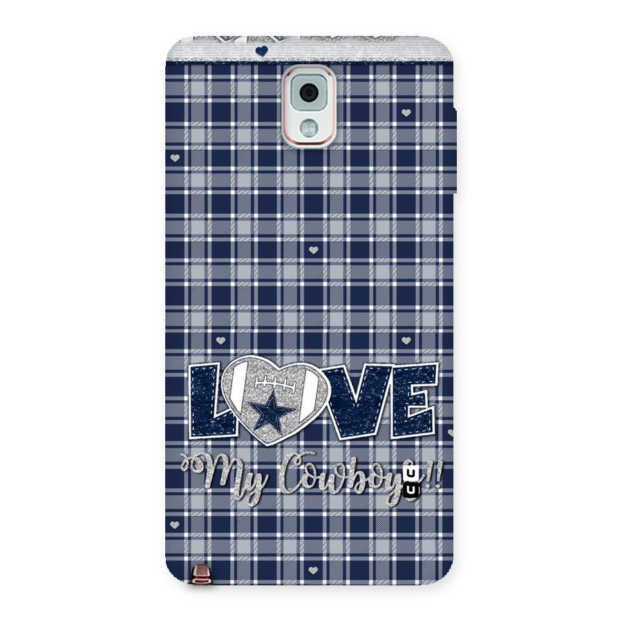 Cowboy Love Back Case for Galaxy Note 3