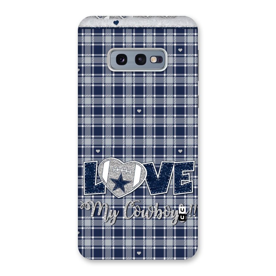 Cowboy Love Back Case for Galaxy S10e