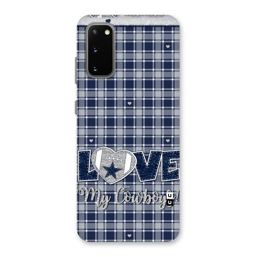 Cowboy Love Back Case for Galaxy S20