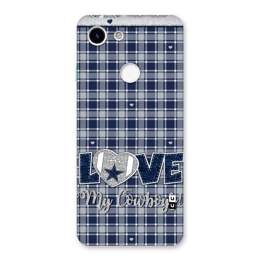 Cowboy Love Back Case for Google Pixel 3