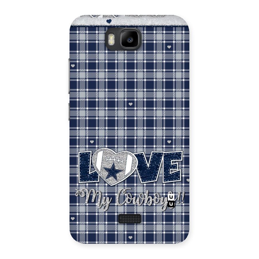 Cowboy Love Back Case for Honor Bee