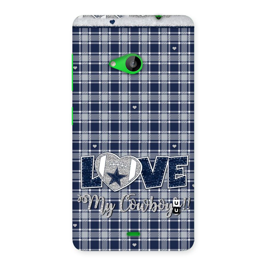 Cowboy Love Back Case for Lumia 535