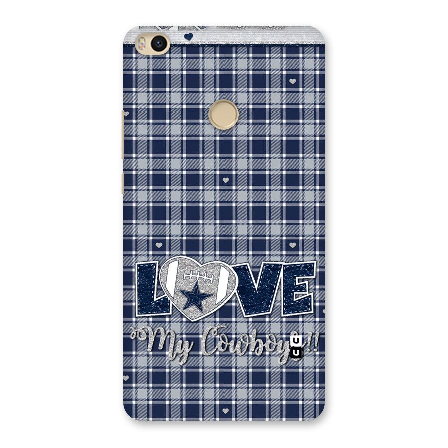 Cowboy Love Back Case for Mi Max 2