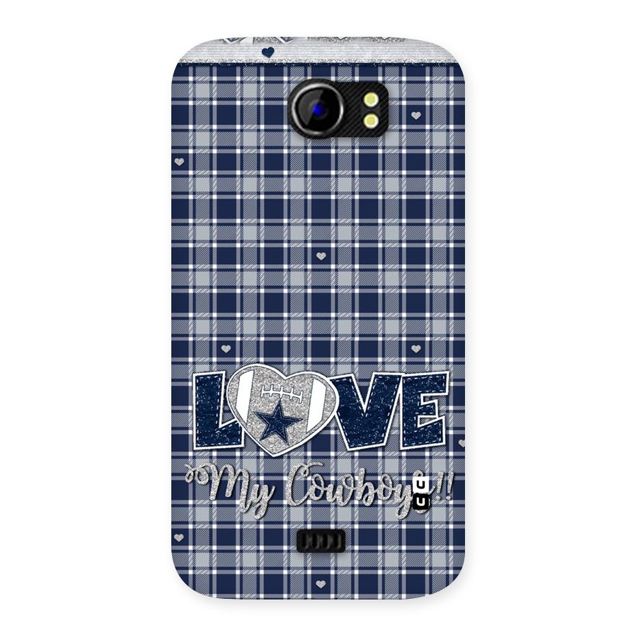 Cowboy Love Back Case for Micromax Canvas 2 A110