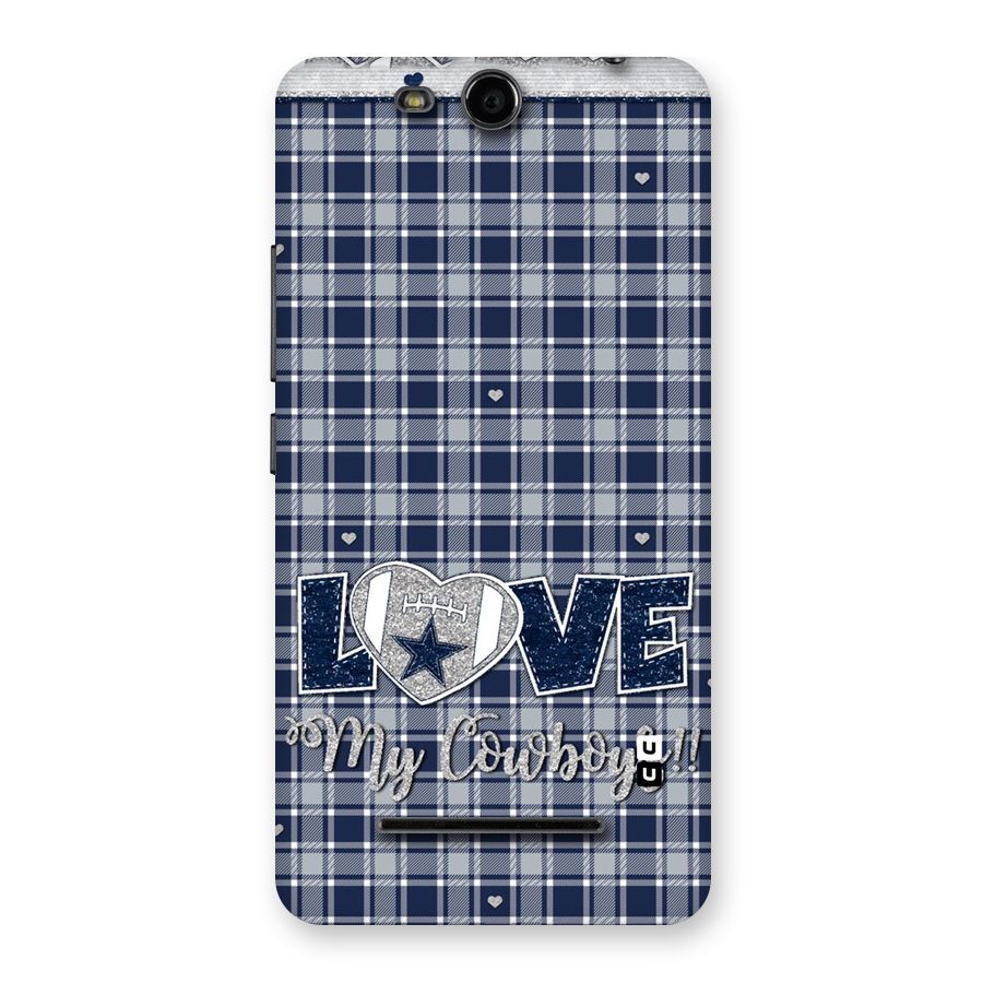 Cowboy Love Back Case for Micromax Canvas Juice 3 Q392
