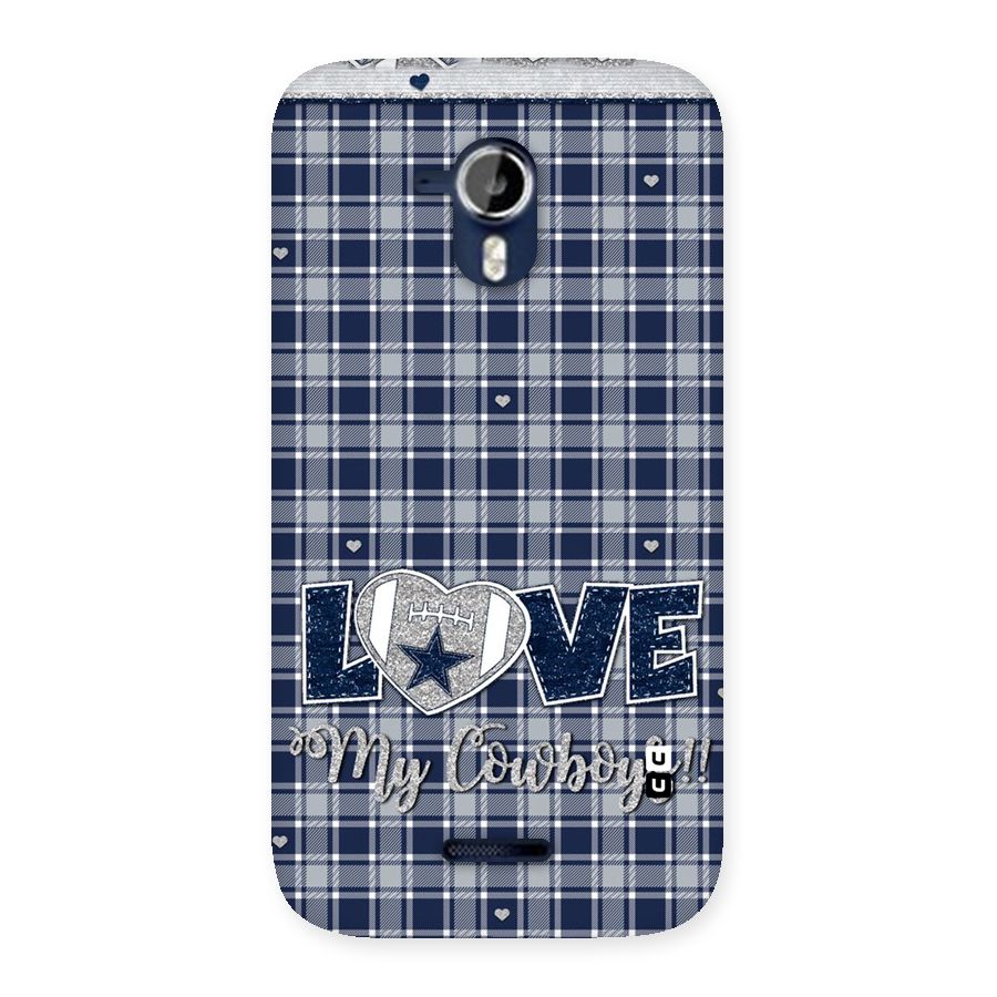 Cowboy Love Back Case for Micromax Canvas Magnus A117