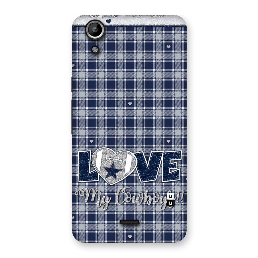Cowboy Love Back Case for Micromax Canvas Selfie Lens Q345