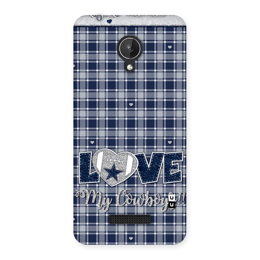 Cowboy Love Back Case for Micromax Canvas Spark Q380