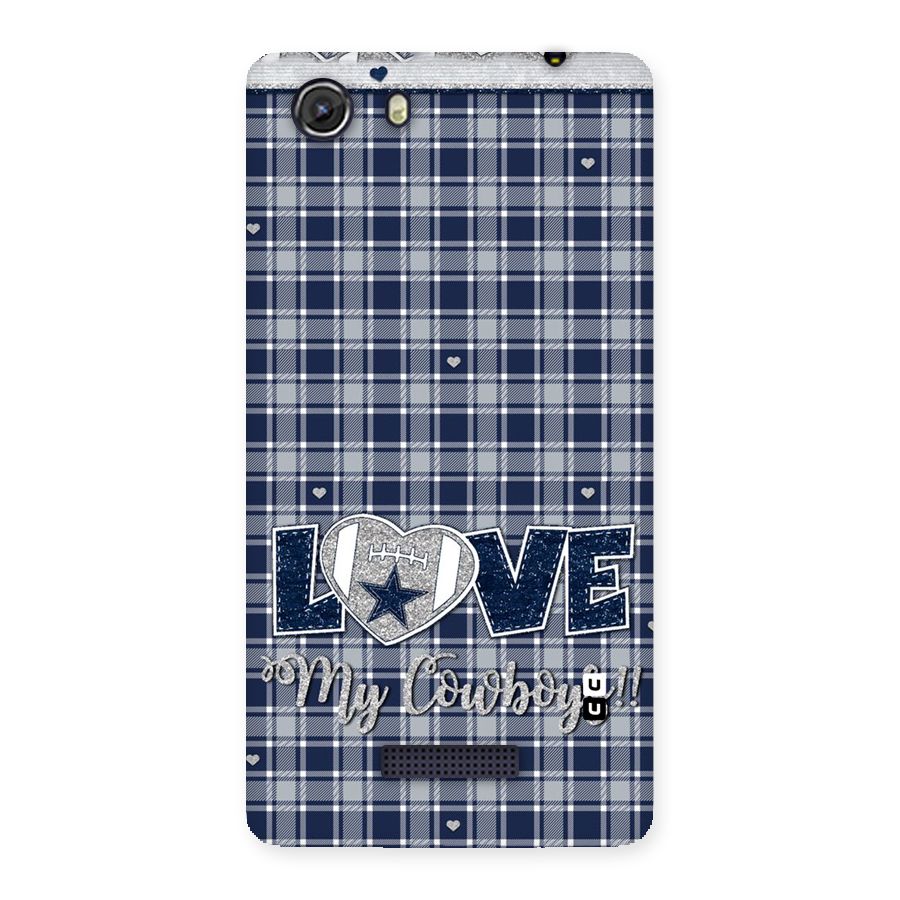 Cowboy Love Back Case for Micromax Unite 3