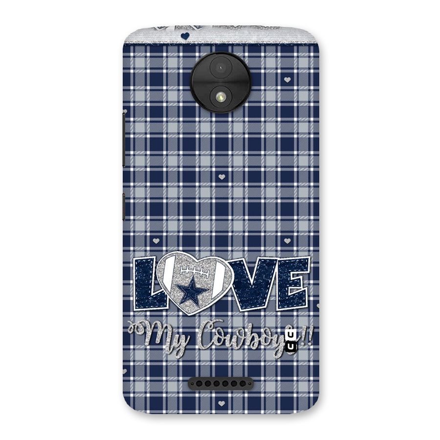 Cowboy Love Back Case for Moto C