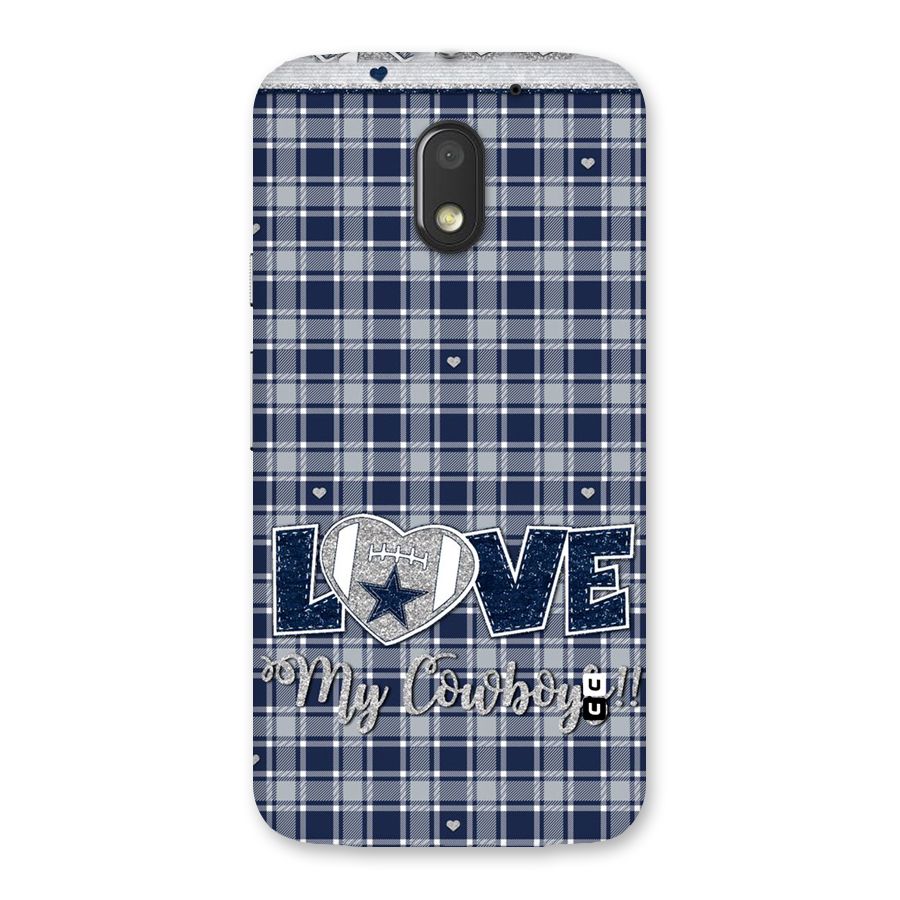 Cowboy Love Back Case for Moto E3 Power