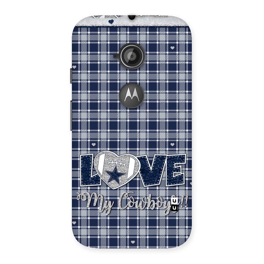 Cowboy Love Back Case for Moto E 2nd Gen