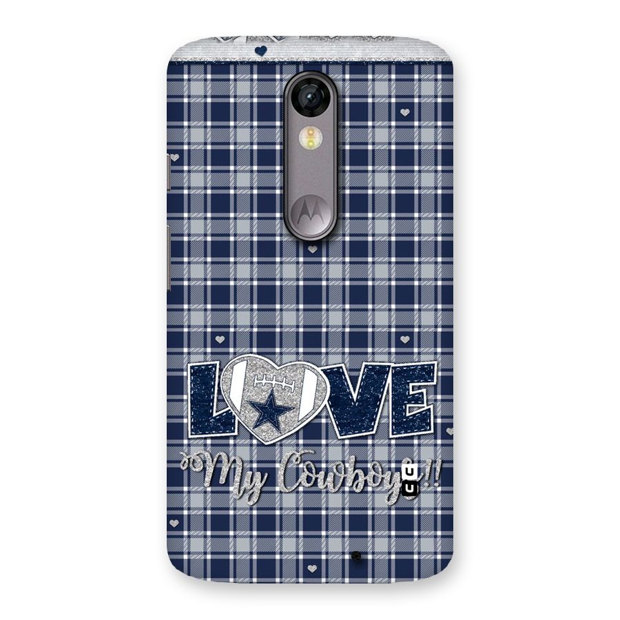 Cowboy Love Back Case for Moto X Force