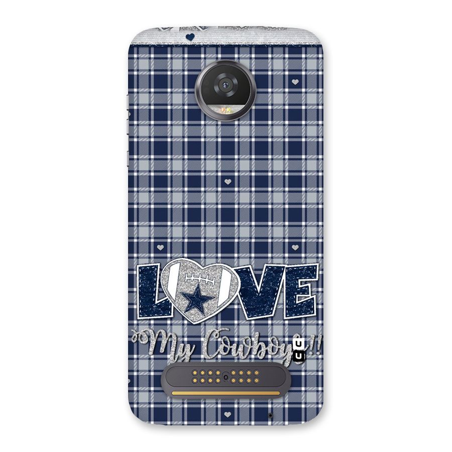 Cowboy Love Back Case for Moto Z2 Play