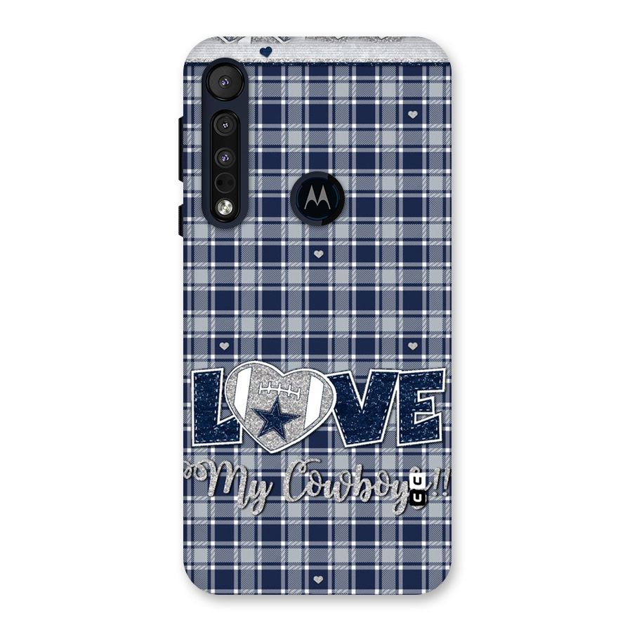 Cowboy Love Back Case for Motorola One Macro