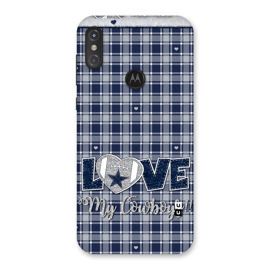 Cowboy Love Back Case for Motorola One Power