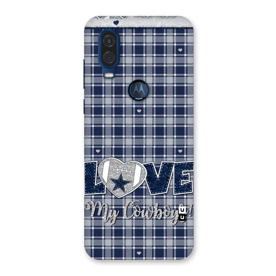 Cowboy Love Back Case for Motorola One Vision
