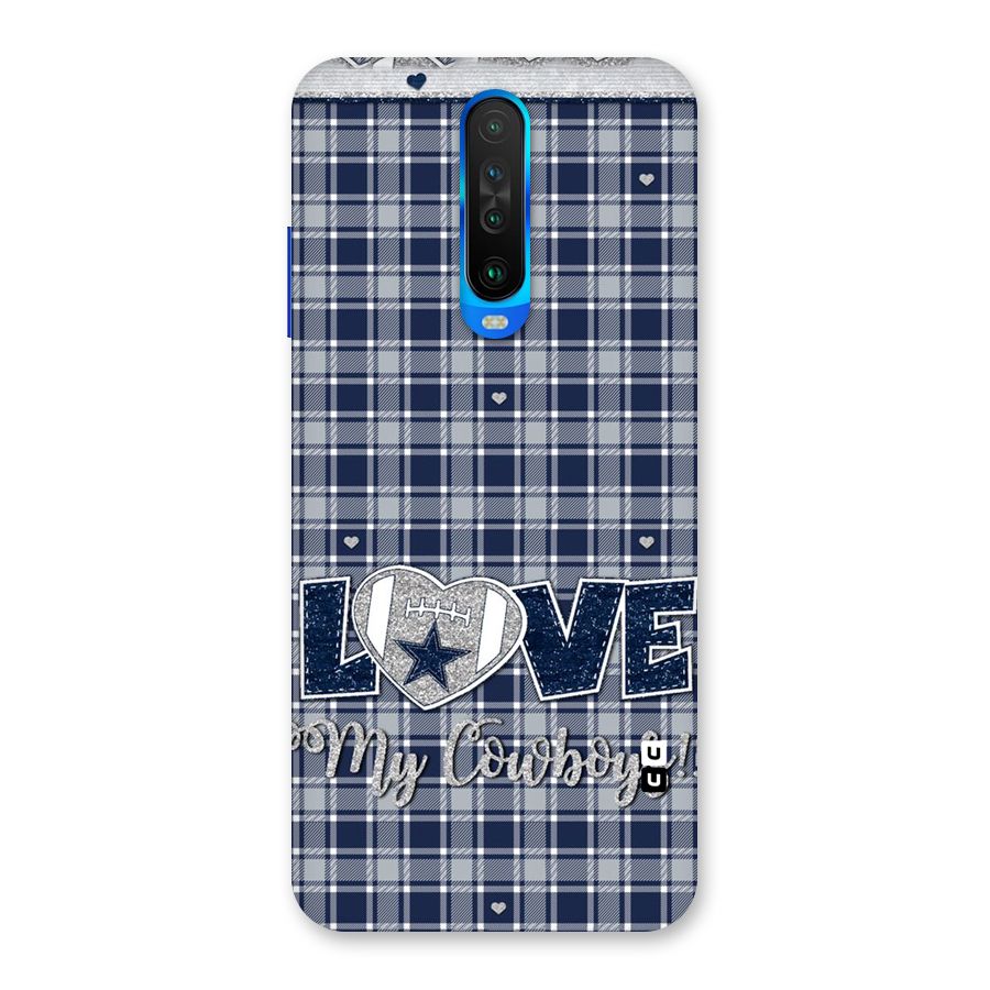 Cowboy Love Back Case for Poco X2