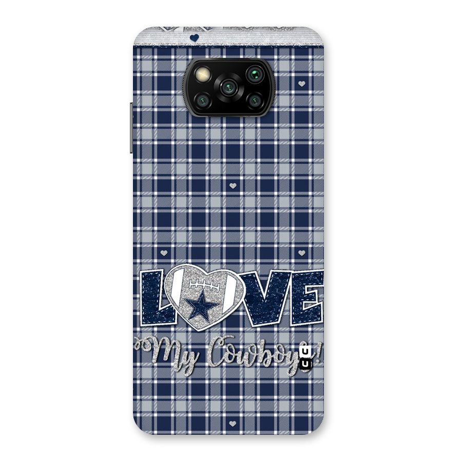Cowboy Love Back Case for Poco X3