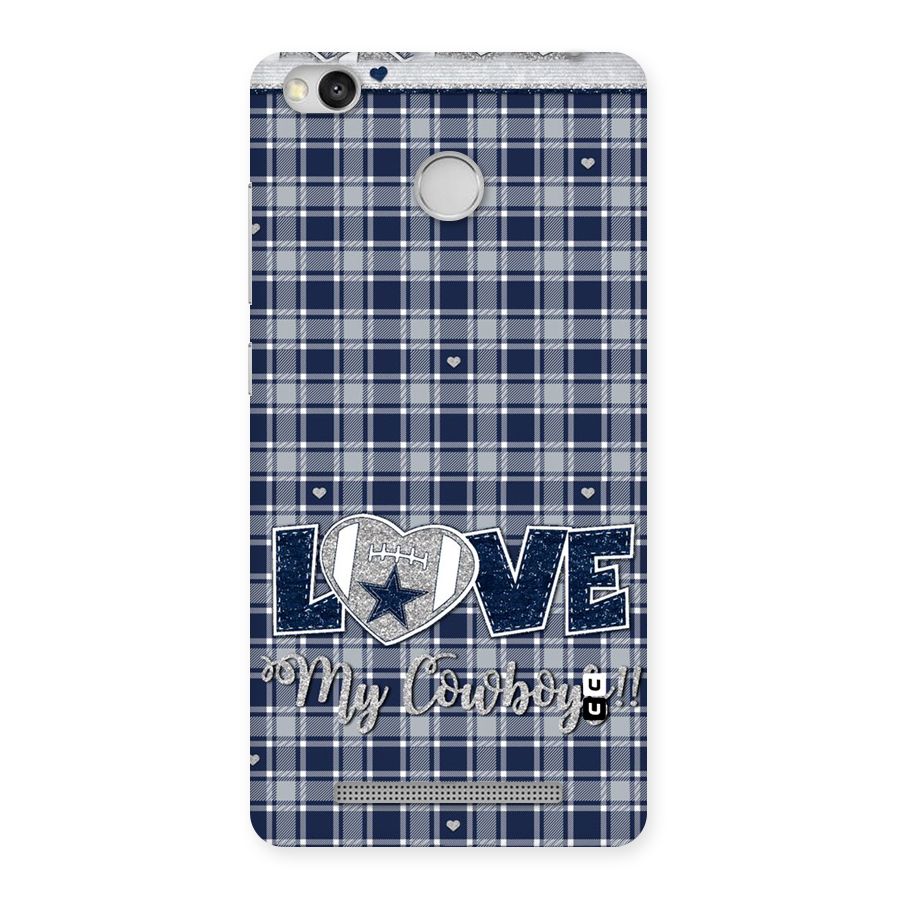 Cowboy Love Back Case for Redmi 3S Prime