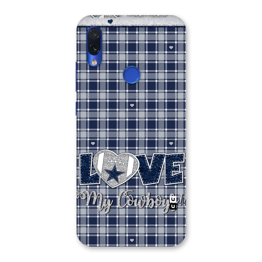 Cowboy Love Back Case for Redmi Note 7