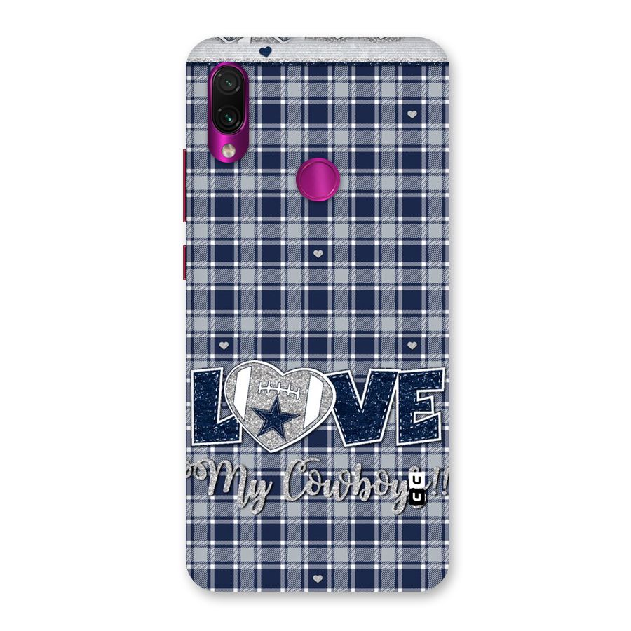 Cowboy Love Back Case for Redmi Note 7 Pro