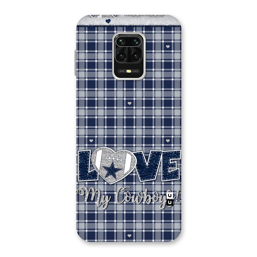 Cowboy Love Back Case for Redmi Note 9 Pro