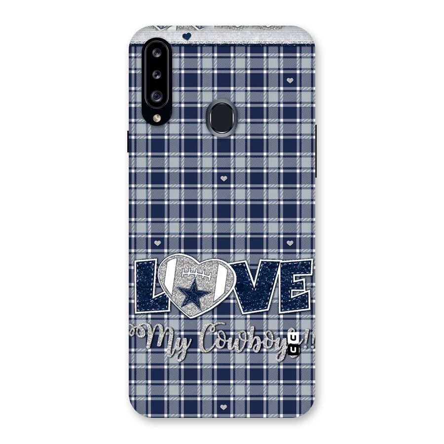 Cowboy Love Back Case for Samsung Galaxy A20s