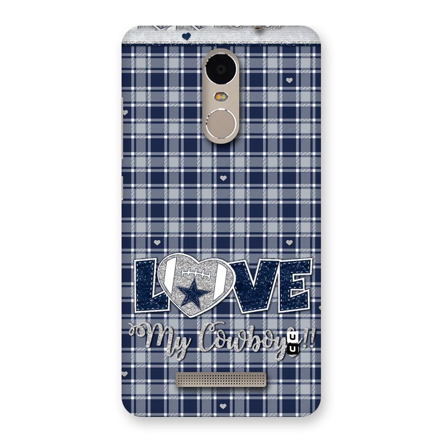 Cowboy Love Back Case for Xiaomi Redmi Note 3