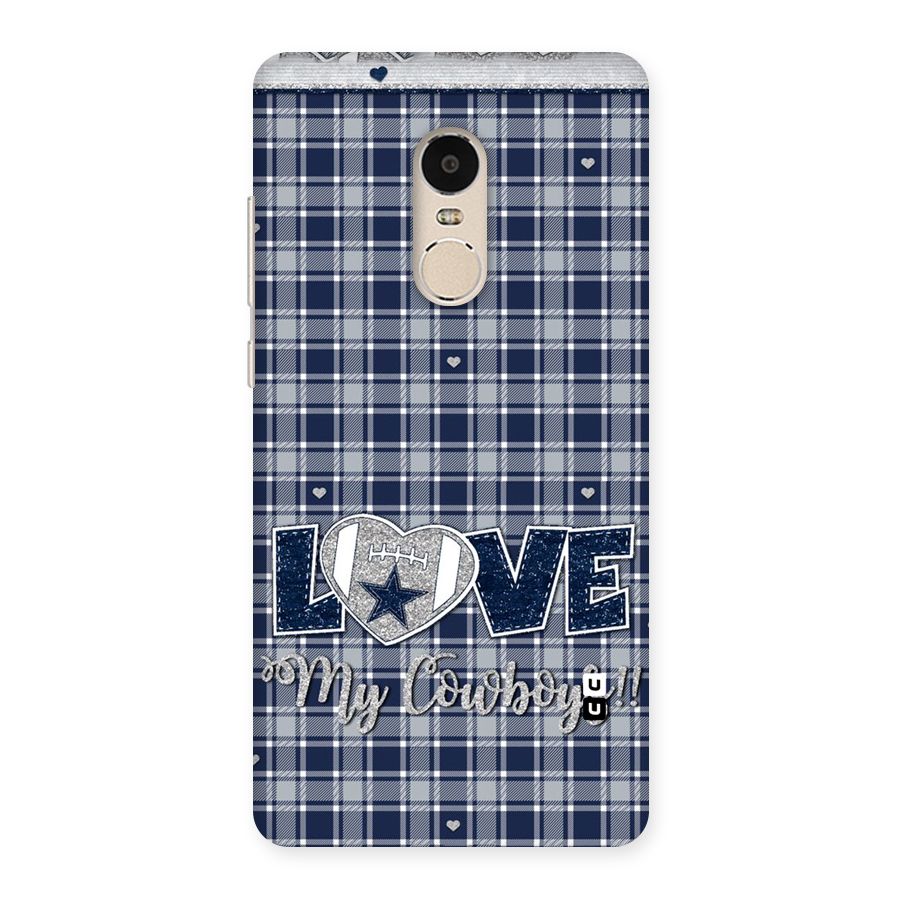 Cowboy Love Back Case for Xiaomi Redmi Note 4