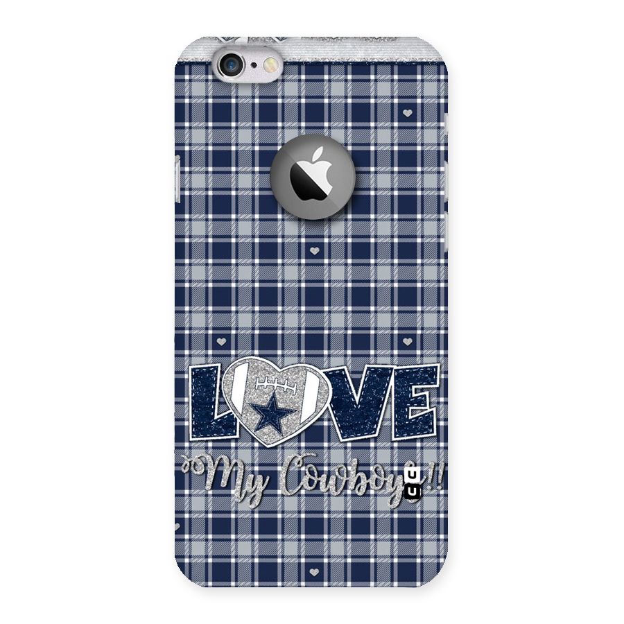 Cowboy Love Back Case for iPhone 6 Logo Cut