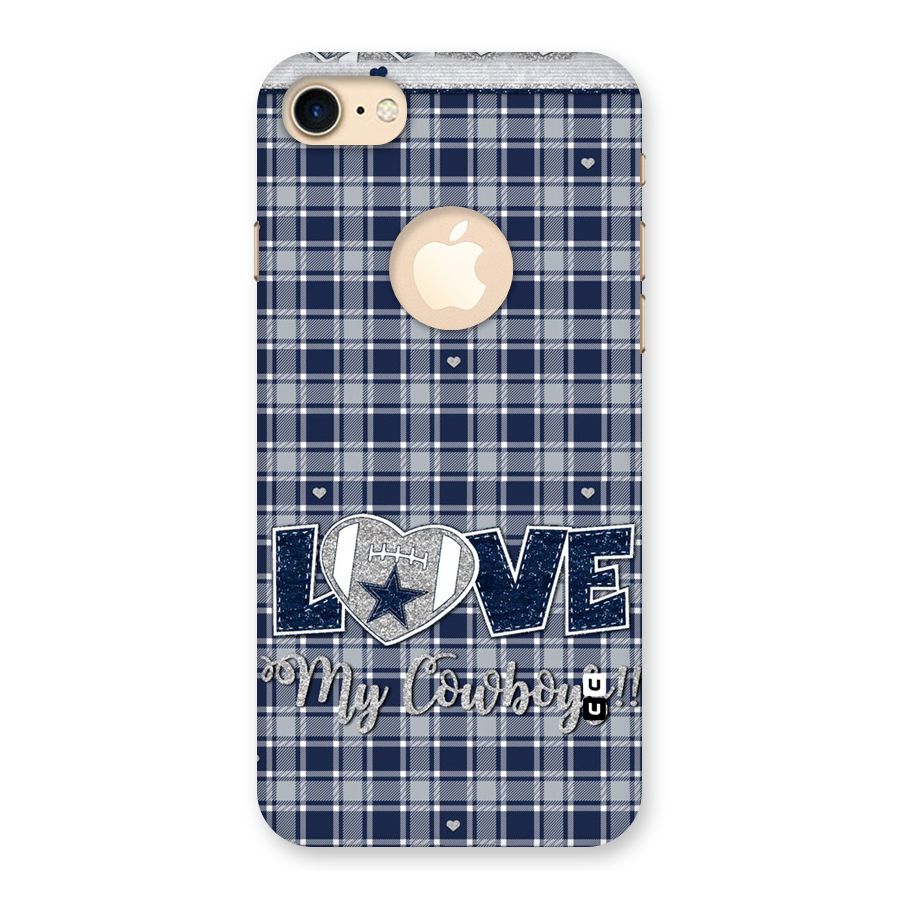 Cowboy Love Back Case for iPhone 7 Logo Cut