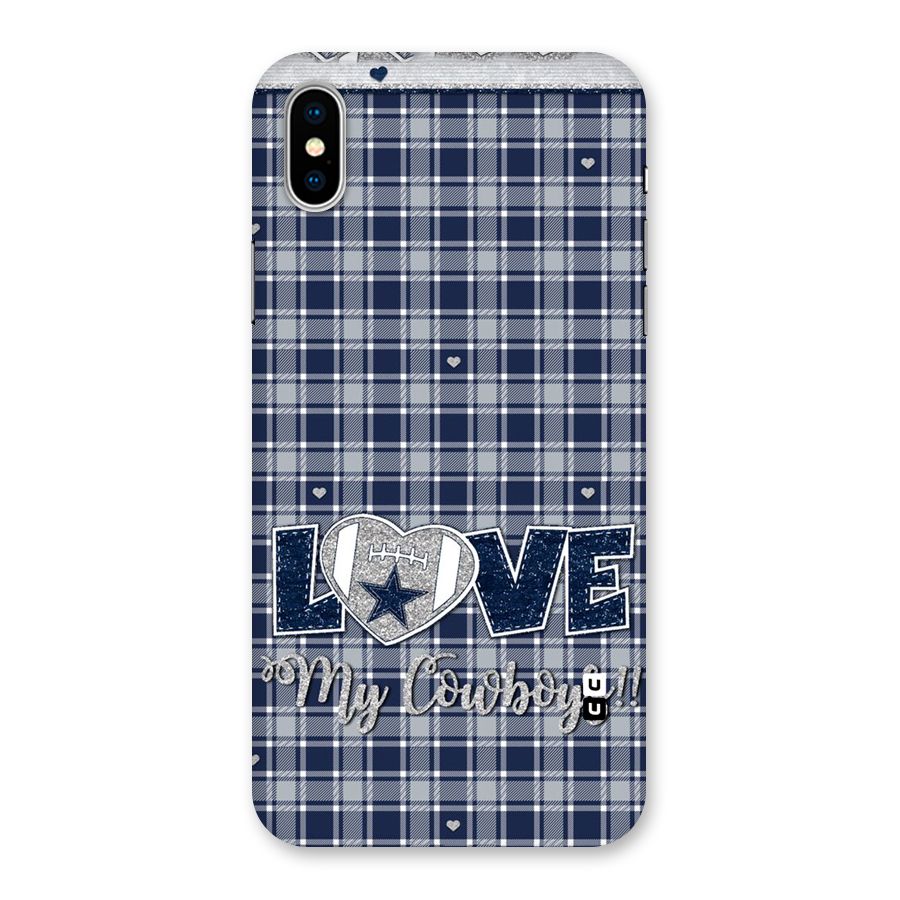 Cowboy Love Back Case for iPhone XS