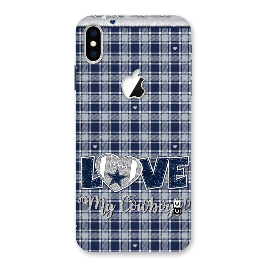 Cowboy Love Back Case for iPhone XS Max Apple Cut
