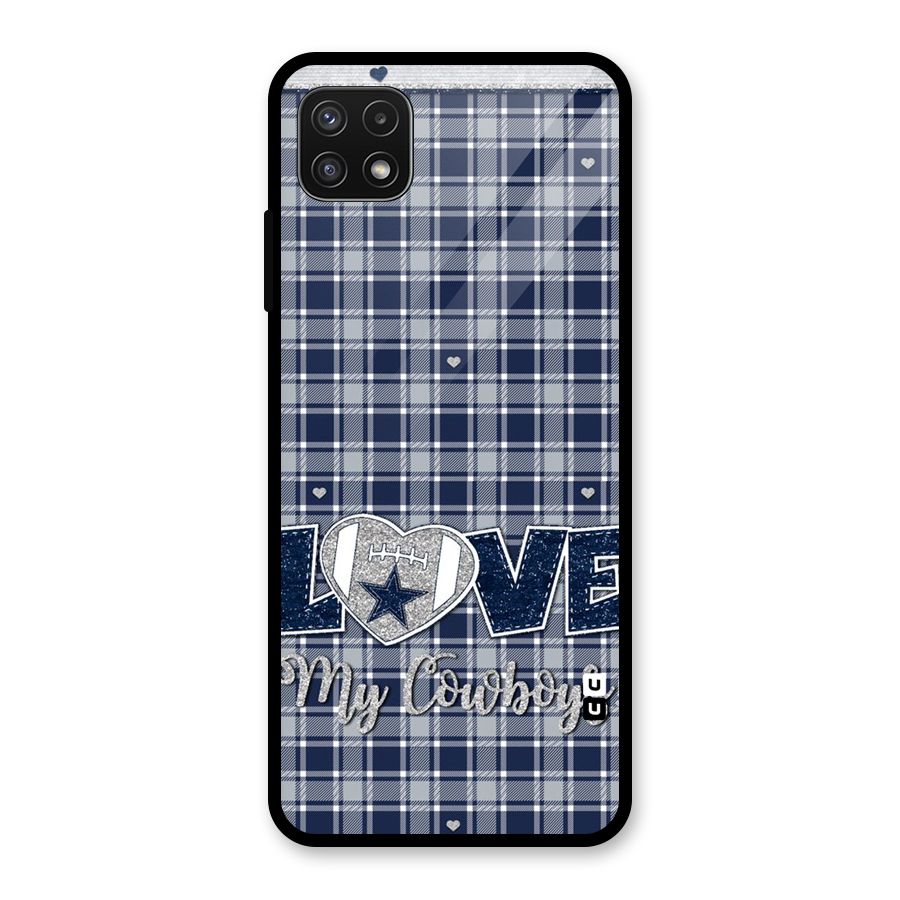 Cowboy Love Glass Back Case for Galaxy A22 5G
