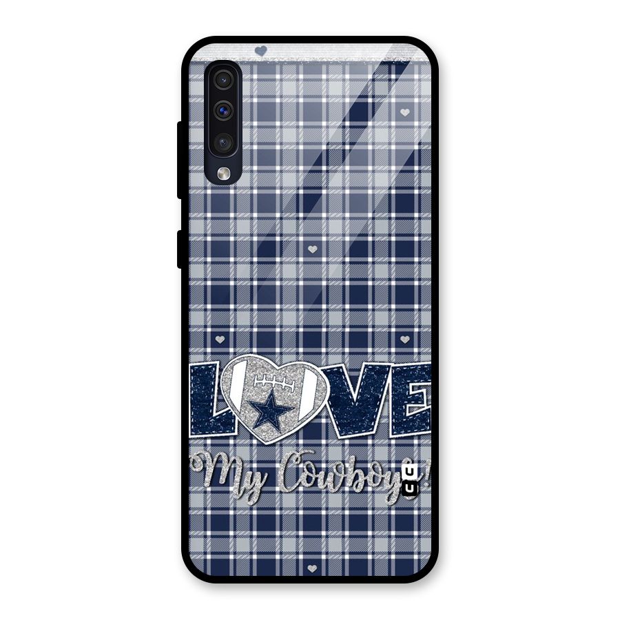 Cowboy Love Glass Back Case for Galaxy A30s