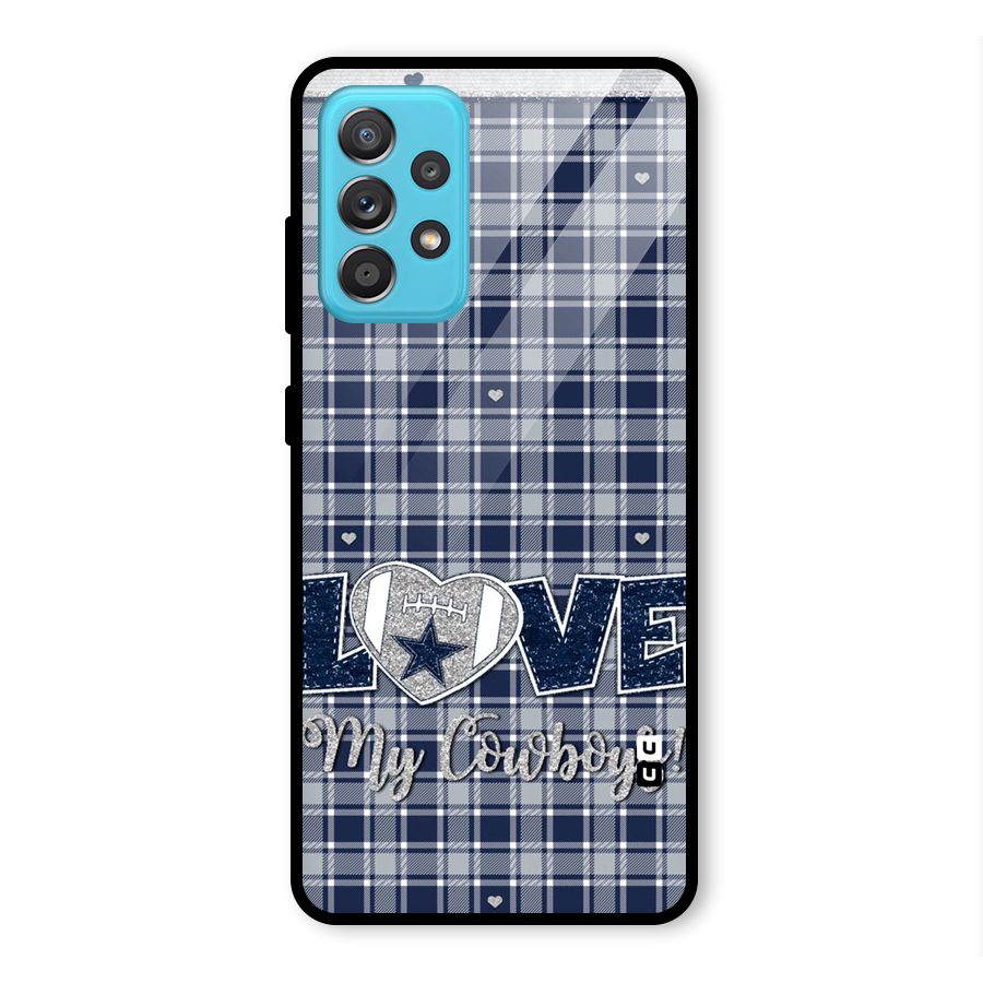 Cowboy Love Glass Back Case for Galaxy A52
