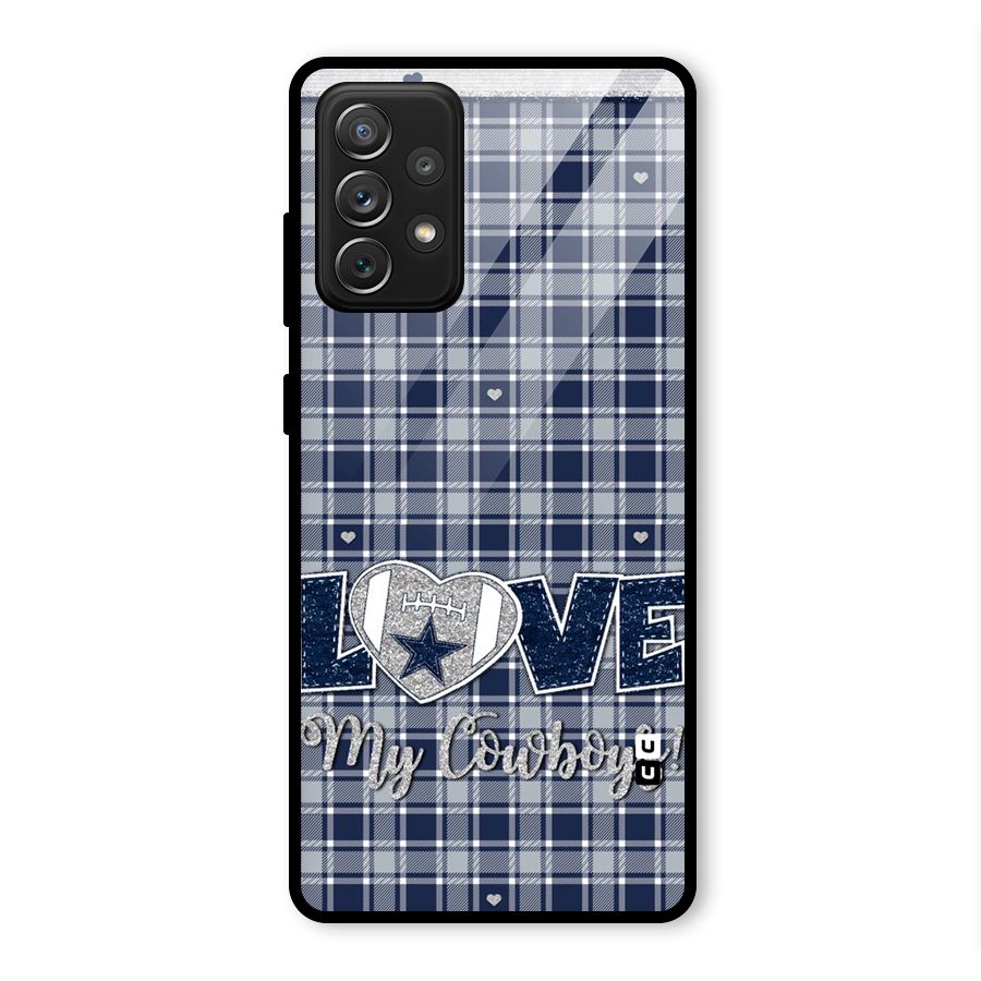 Cowboy Love Glass Back Case for Galaxy A72