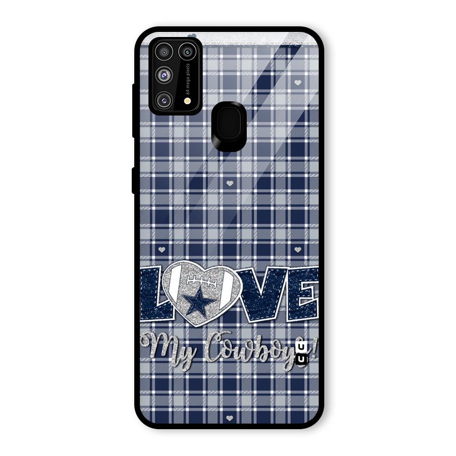 Cowboy Love Glass Back Case for Galaxy F41
