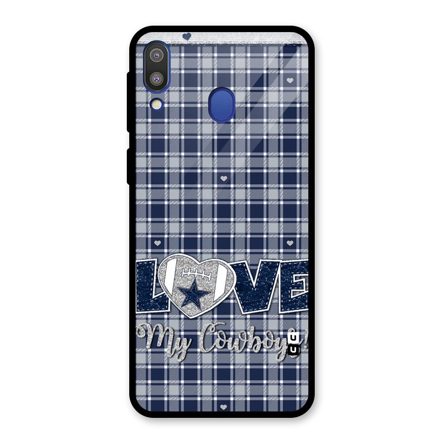 Cowboy Love Glass Back Case for Galaxy M20
